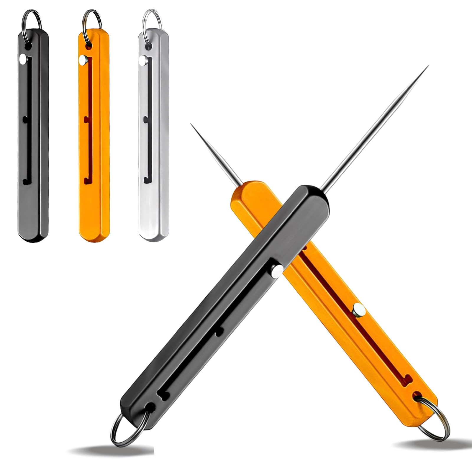 はさみ・カッター Rust made in England toothpick Amazon.com: Phowedaer Portable Titanium Toothpicks,Retractable